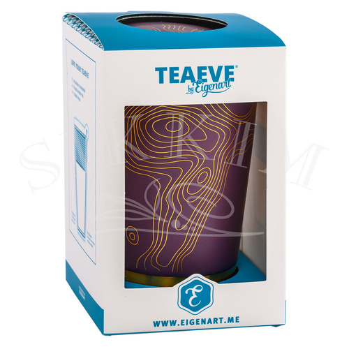 Kubek termiczny JM z zaparzaczem `Mapy Aubergine LUX Line` 350ml